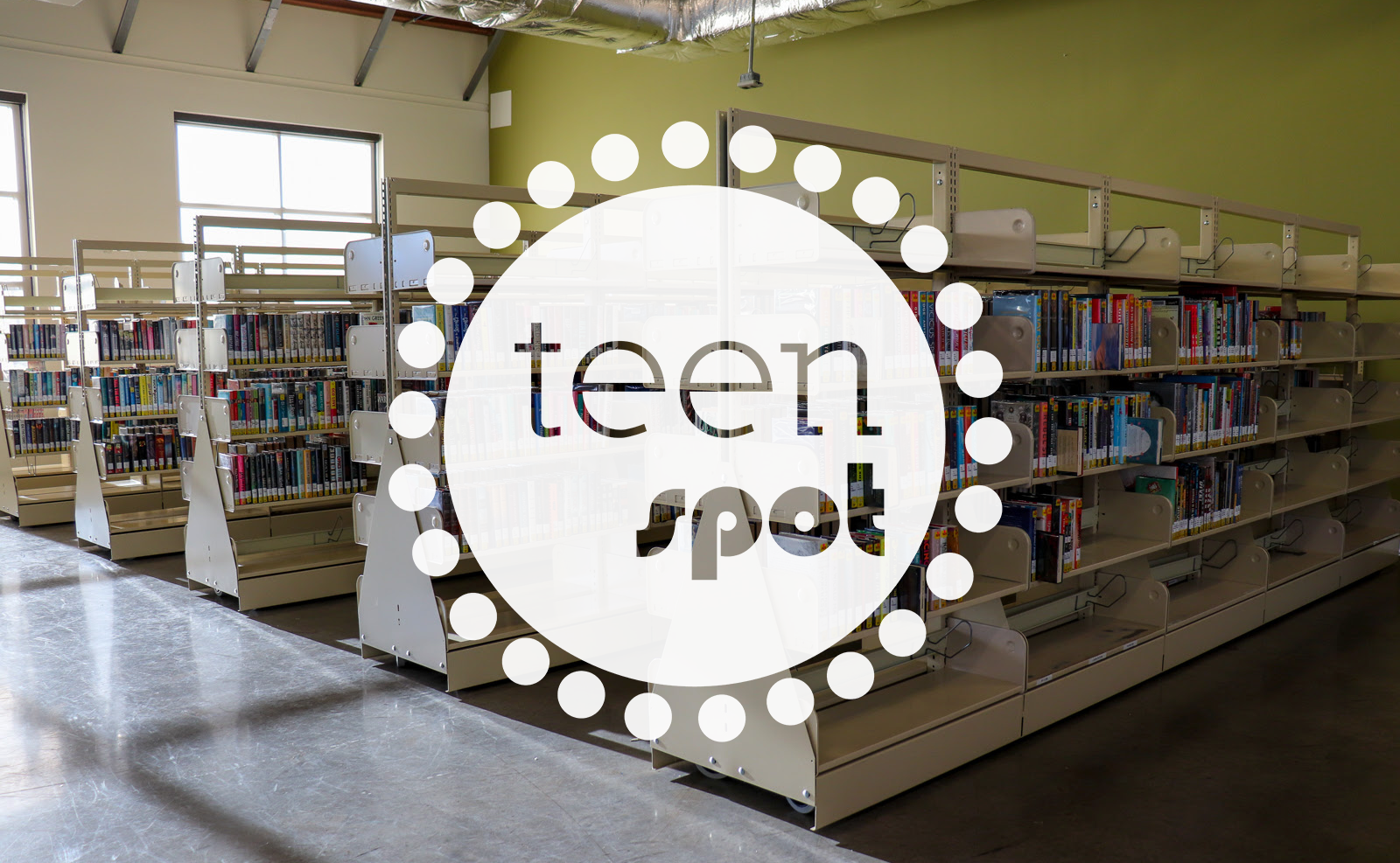 teen spot books with logo