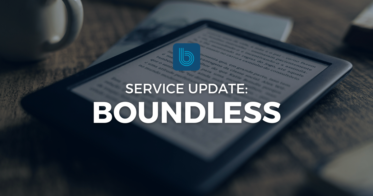 Service Update: Boundless